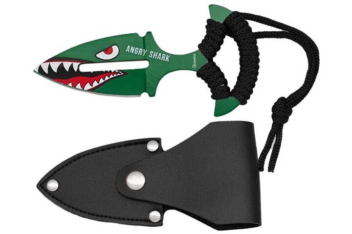 Dague Tactique, Angry Shark - Acier Inoxydable, Albainox