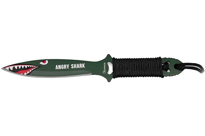 Faca de arremesso, Angry Shark (conjunto de 3) - Aço inoxidável