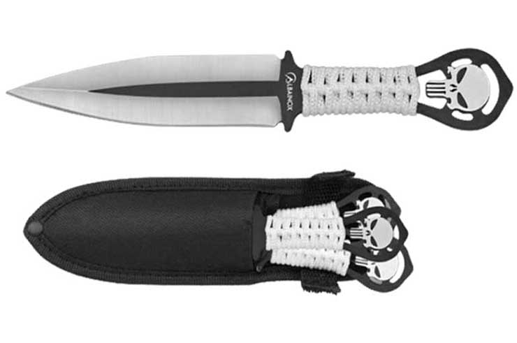 Cuchillo arrojadizo fantasma (set de 3) - Acero inoxidable, Albainox