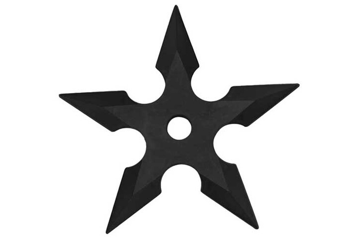 Shuriken 4 o 5 pinchos, Entrenamiento - Goma