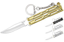 Porte-clés, Mini Couteau Papillon