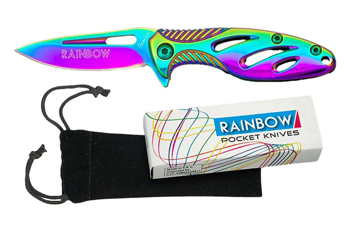 Couteau pliant, Aurora - Rainbow, Albainox