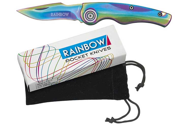 Cuchillo plegable, Mirage - Rainbow, Albainox