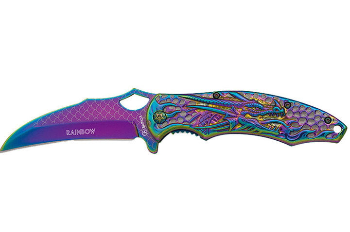 Couteau de Poche, Reptile - Rainbow