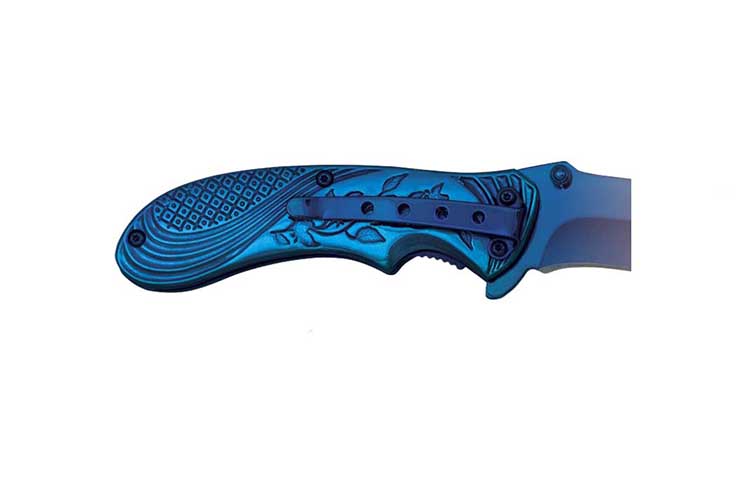 Couteau de poche, Fleur d'eau - RainBlue, Albainox