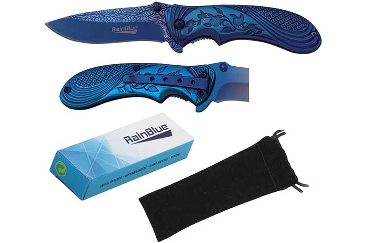 Couteau de poche, Fleur d'eau - RainBlue, Albainox