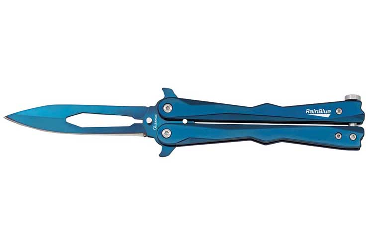 Faca de borboleta, Onda azul - RainBlue, Albainox