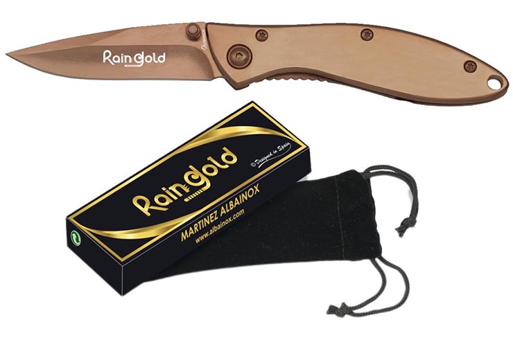 Couteau tactique doré - RainGold, Albainox