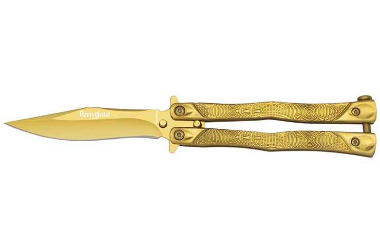 Couteau Papillon doré - RainGold, Albainox