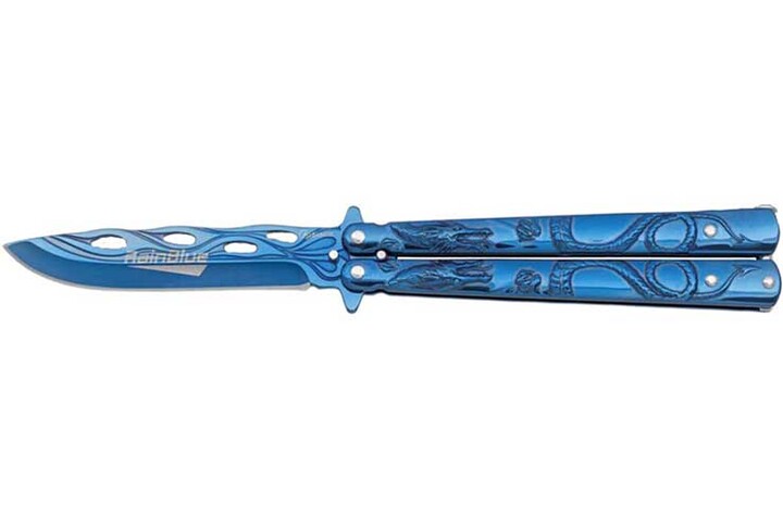 Faca para borboletas, Dragão azul - RainBlue, Albainox