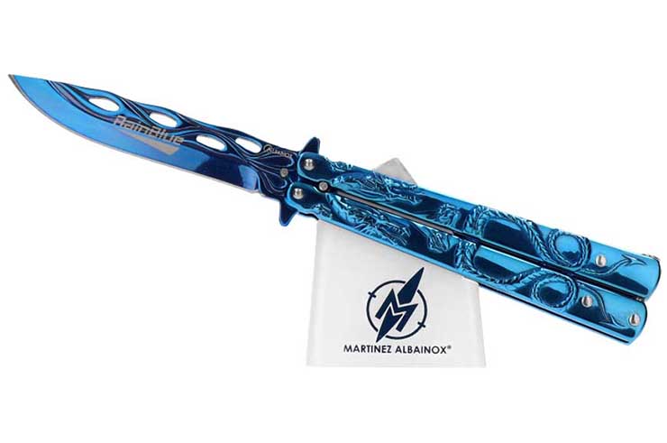 Faca para borboletas, Dragão azul - RainBlue, Albainox