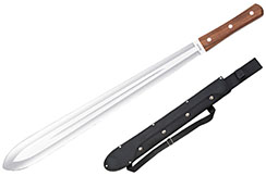 Double-Edged Machete, Round Tip - Masai, Albainox