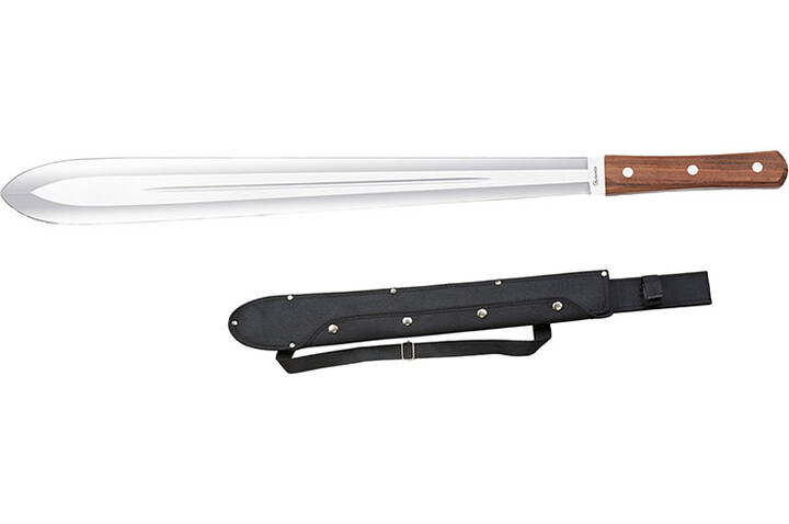 Machette Double Tranchant, Bout Rond - Masai, Albainox