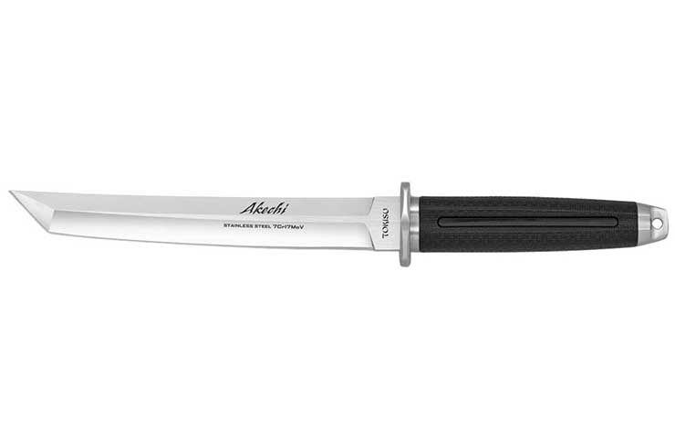 Knife with Tanto Style Blade - Stainless Steel, Tokisu