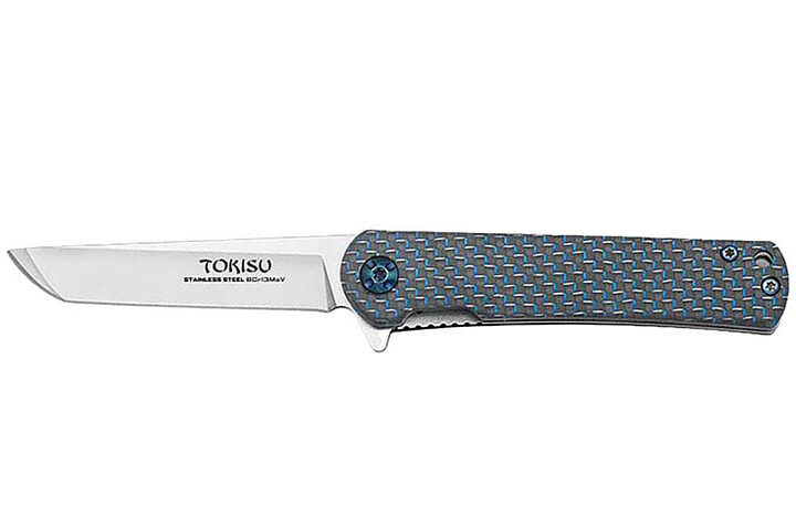 Couteau de poche, Droit - Acier Inoxydable, Tokisu