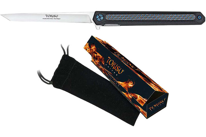Cuchillo táctico, Delgadez I - Acero inoxidable, Tokisu