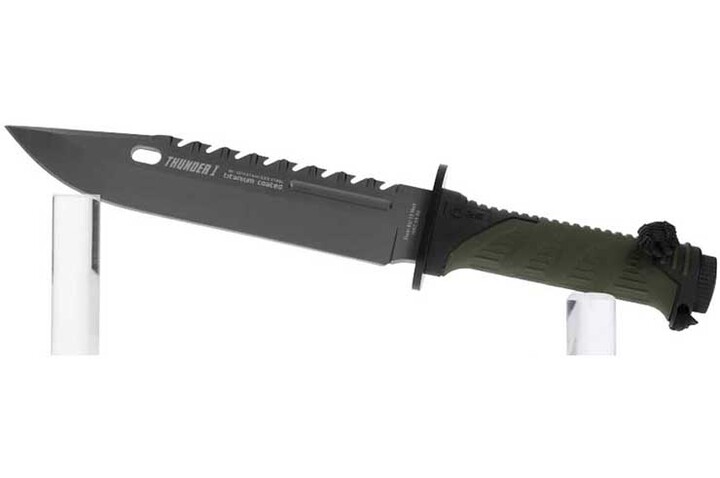 Faca de caça, com kit de sobrevivência - Thunder I, K25