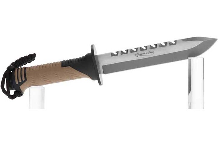 Cuchillo de caza, con kit de supervivencia - Thunder I, K25