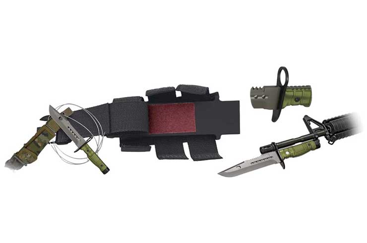 Cuchillo táctico, con kit de afilado - Bayoneta, K25