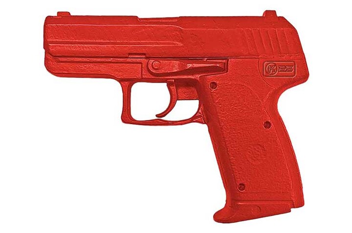 Pistola de treino realista de borracha com peso