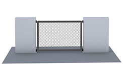 Soporte de pared, para panel de jaula de MMA | NineStars®
