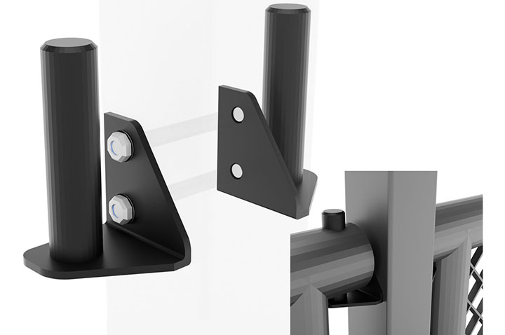 Conector para Painel de MMA / Suporte Autoportante | NineStars®