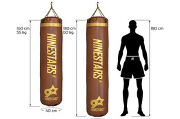Saco de boxe reforçado Vintage - Titan, 100% personalizável | NineStars®