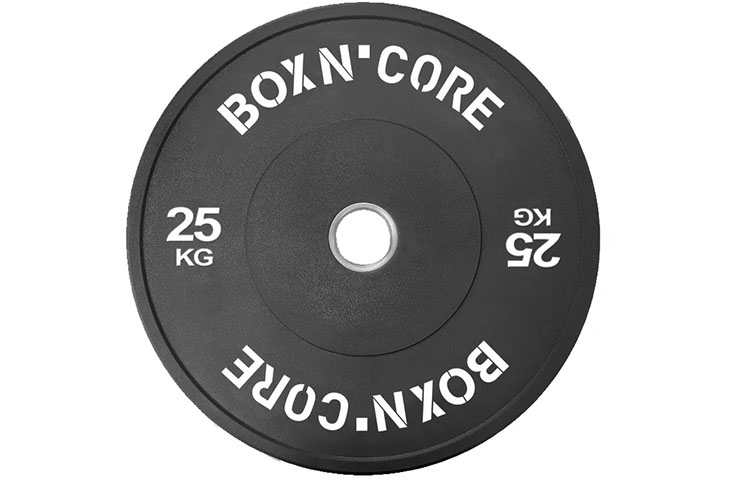 Disco Olímpico, Bumper de Goma (5 a 25kg), Boxn'core - LeaderFit