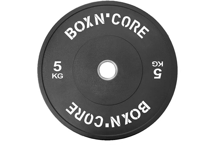Disco Olímpico, Bumper de Goma (5 a 25kg), Boxn'core - LeaderFit