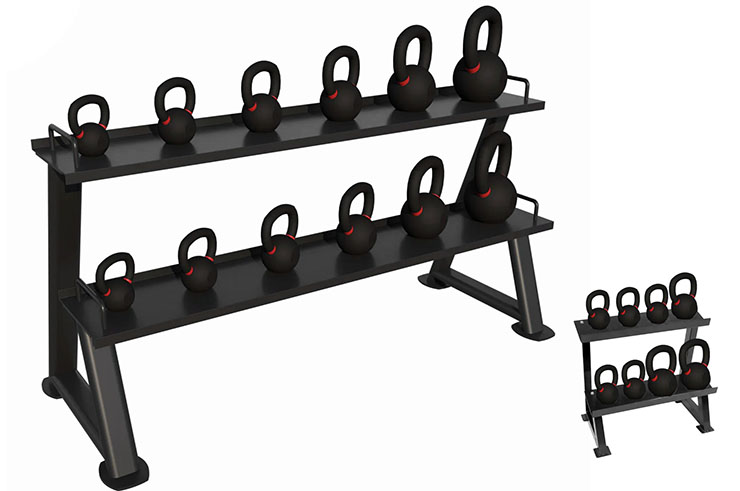 Rack de rangement pour Kettlebells, LeaderFit