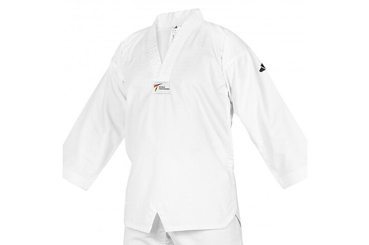 Dobok Taekwondo, White Collar - ADITS02, Adidas