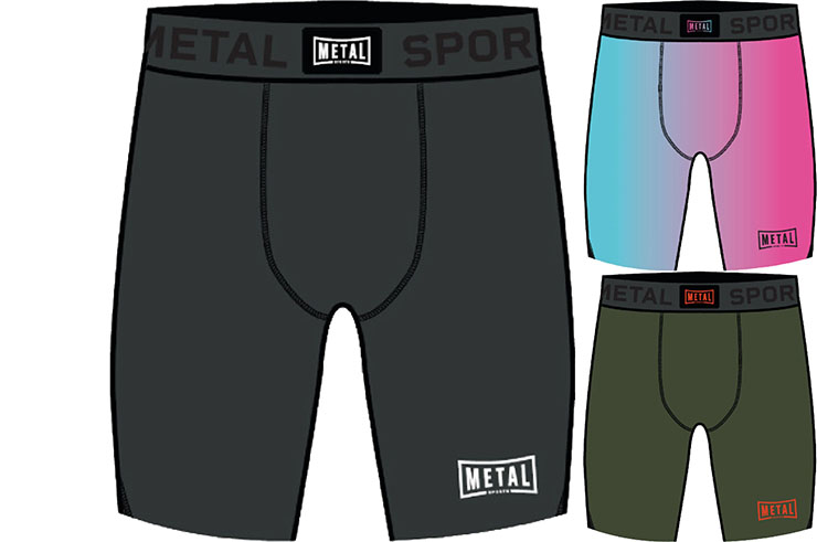 Short de Compression, Homme - MSS301, Metal Boxe