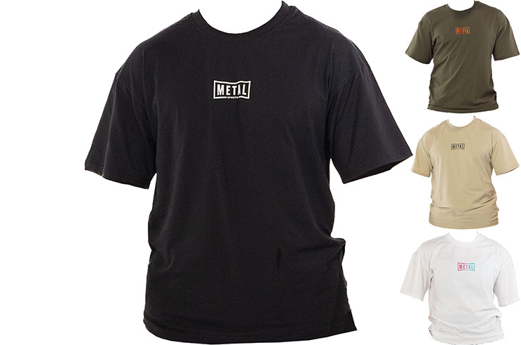 Cotton T-Shirt, Oversize - MSTS301, Metal Boxe