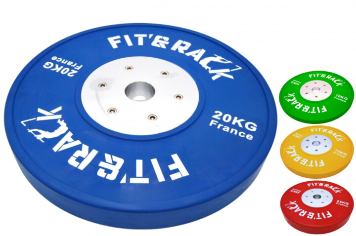 Disque Olympique (10 à 25 kg) - Compétition, Fit&Rack