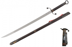 Chen Style Traditional Tai Chi Sword (High-End, Black) - Rigid (Oxidized)