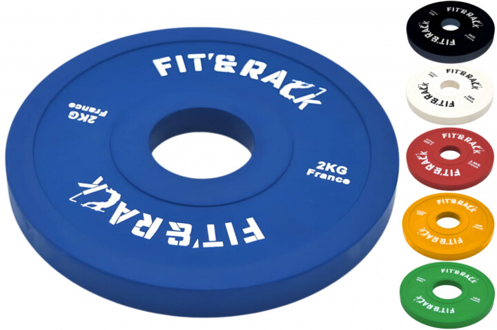 Pesos adicionais (0,5 a 5 kg), Competition - Fit&Rack