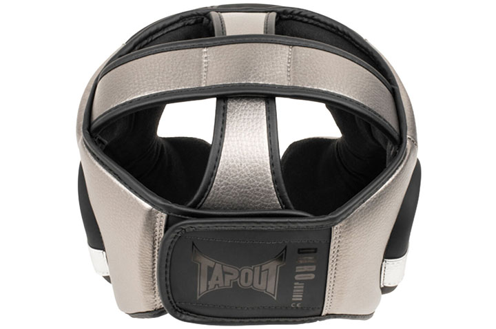 Casco semi integral, Duro - Plata, Tapout