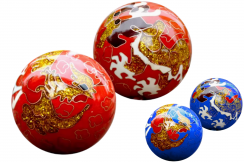 Paire de Boules Qi Gong - Shanghe Tu, Dragon & Phoénix