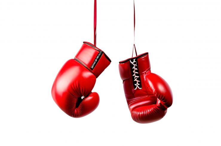 Luvas de boxe gigantes decorativas