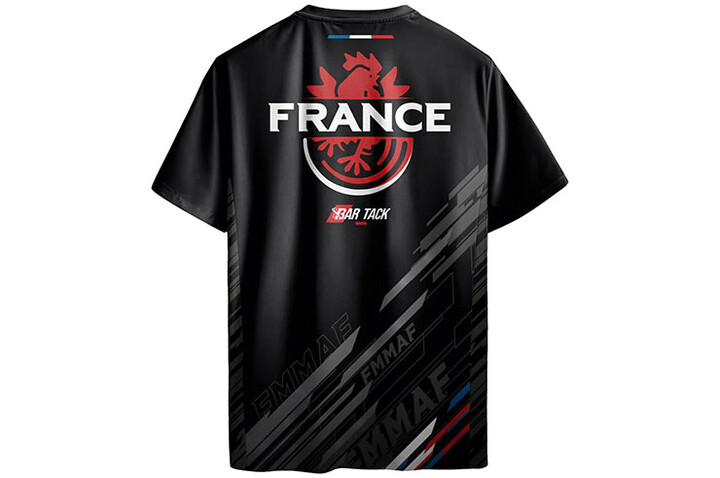 Camiseta DryMax™, Team France - FMMAF x Bar Tack