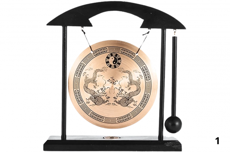 Gong de mesa, Dragones & Zodíaco