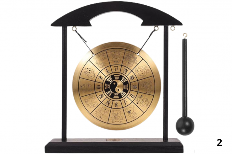 Gong de table, Dragons & Zodiac