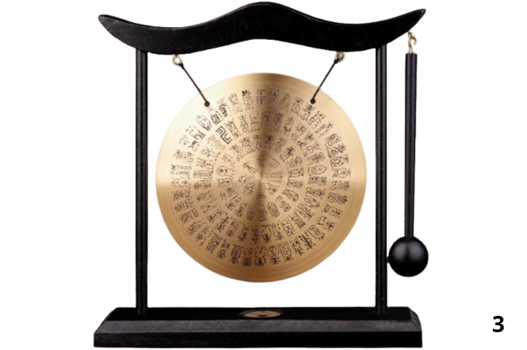 Gong de table, Dragons & Zodiac