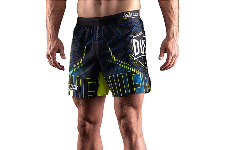 Calções de MMA AeroLite ™ - Bar Tack x Duel Fighting, Bar Tack