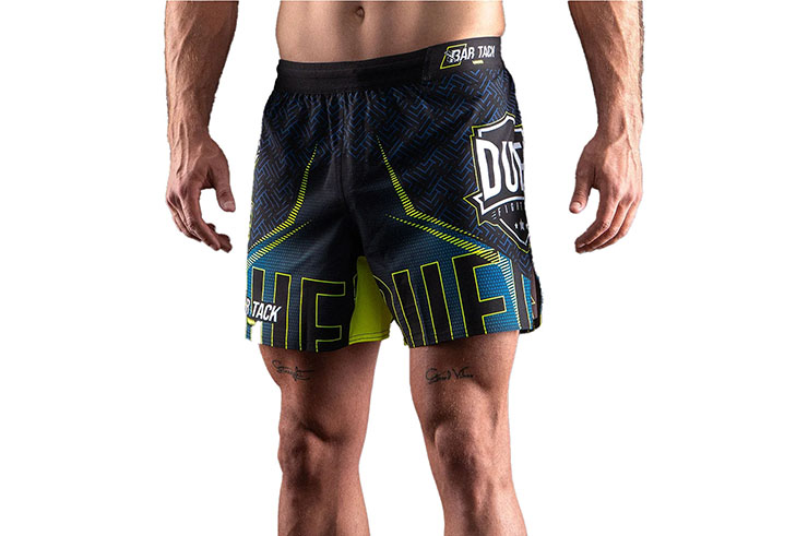 Calções de MMA AeroLite ™ - Bar Tack x Duel Fighting, Bar Tack