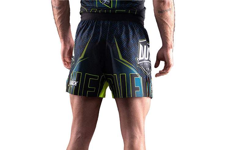 Calções de MMA AeroLite ™ - Bar Tack x Duel Fighting, Bar Tack