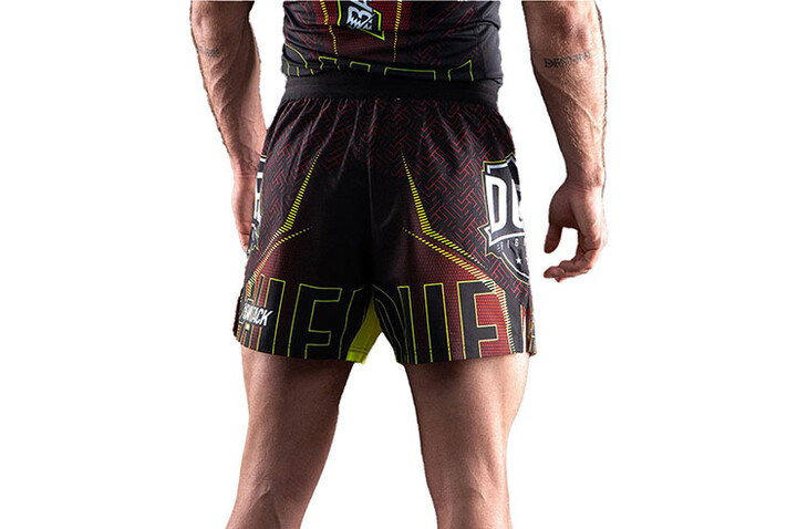 Calções de MMA AeroLite ™ - Bar Tack x Duel Fighting, Bar Tack