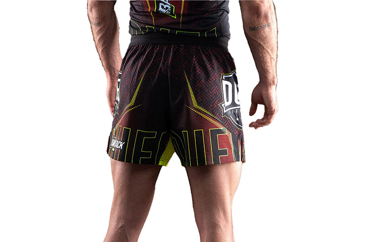 Calções de MMA AeroLite ™ - Bar Tack x Duel Fighting, Bar Tack