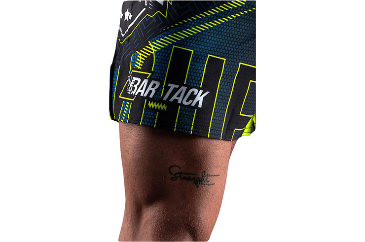 Calções de MMA AeroLite ™ - Bar Tack x Duel Fighting, Bar Tack