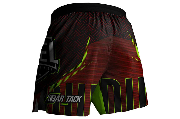Calções de MMA AeroLite ™ - Bar Tack x Duel Fighting, Bar Tack